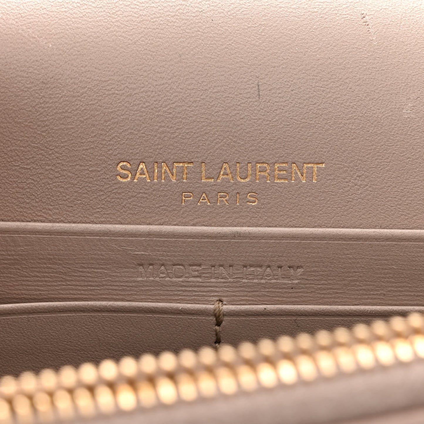 Smooth Calfskin Classic Monogram Kate Tassel Chain Wallet