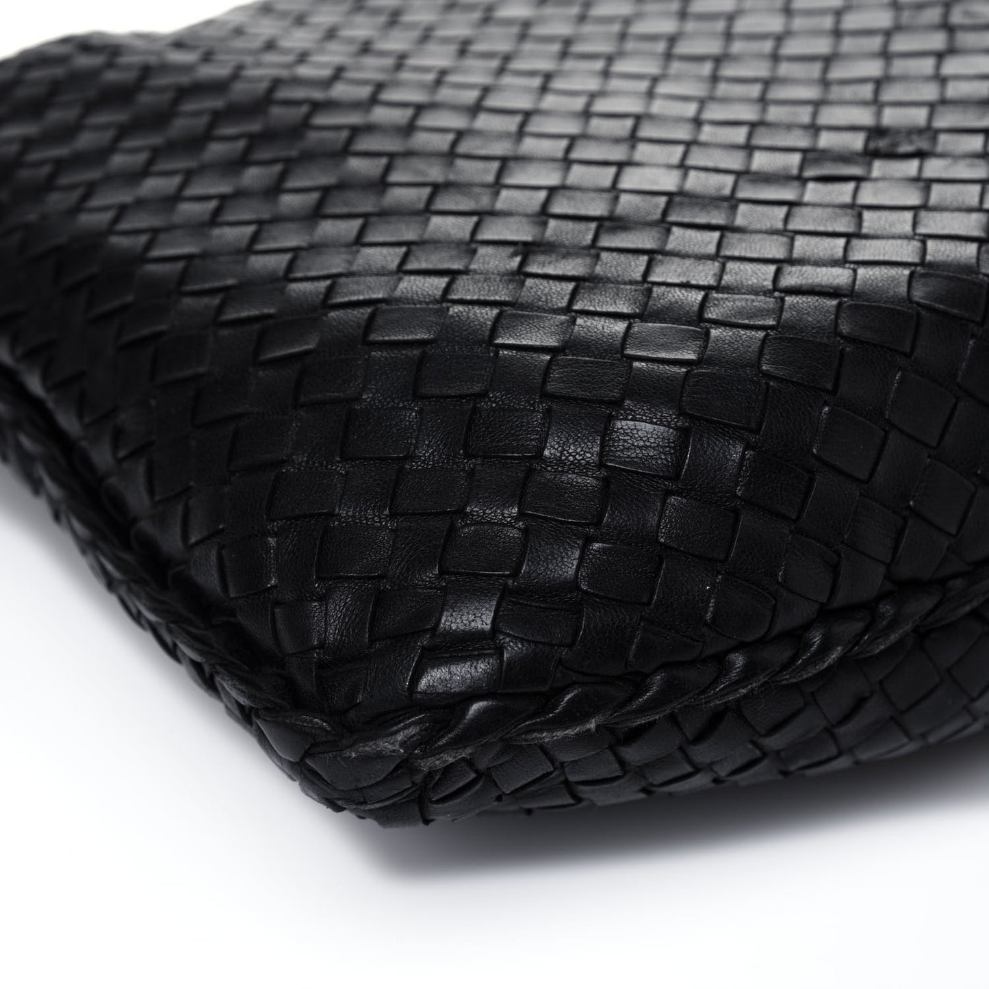 Nappa Intrecciato Large Veneta Hobo Black