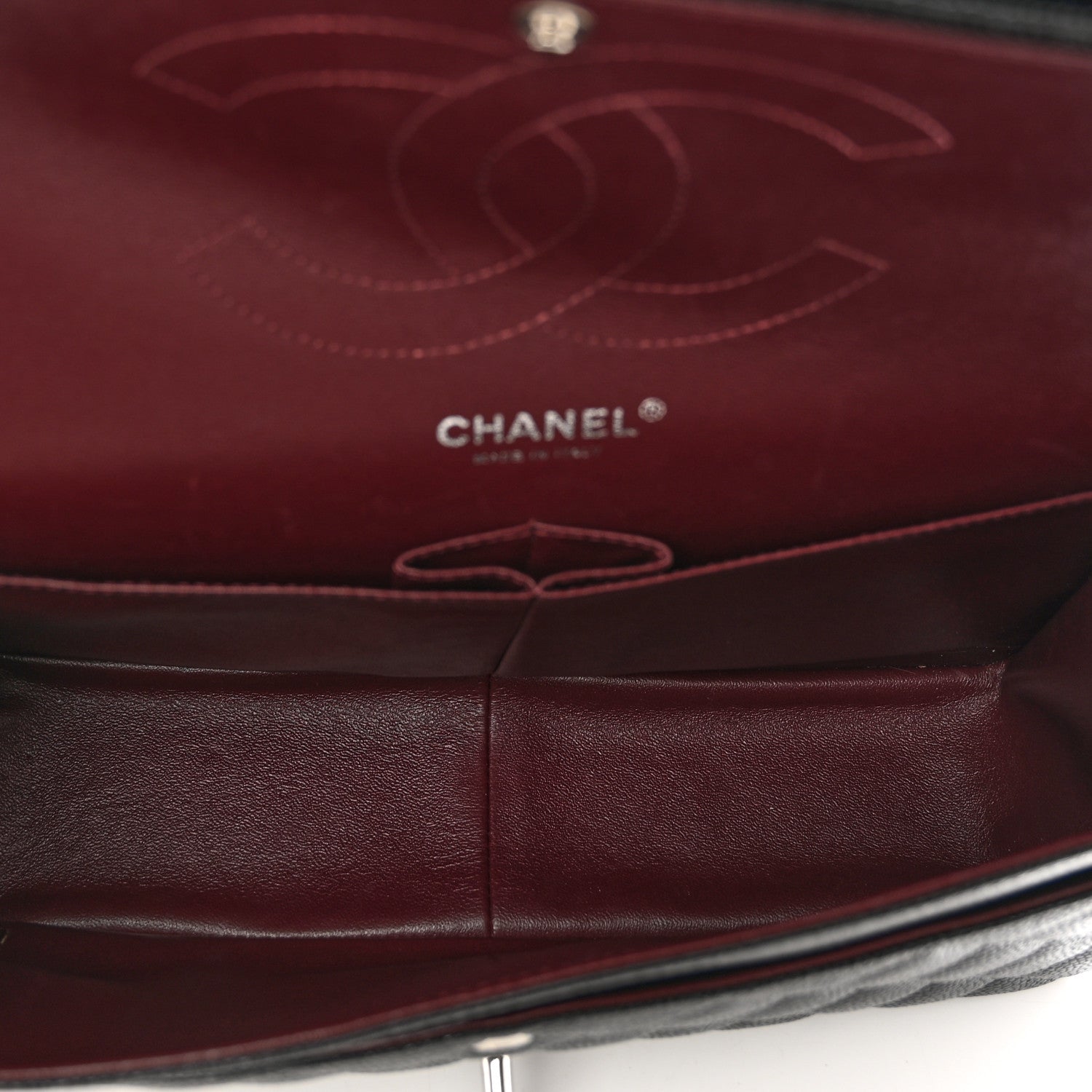Chanel Caviar Quilted Jumbo Double Flap Black 6 of 10
