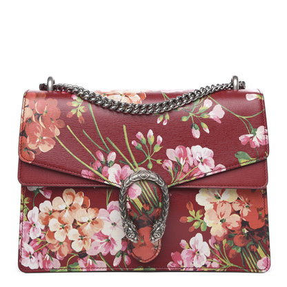 Gucci Calfskin Blooms Print Medium Dionysus Shoulder Bag Romantic Cherry Multicolor 1 of 10