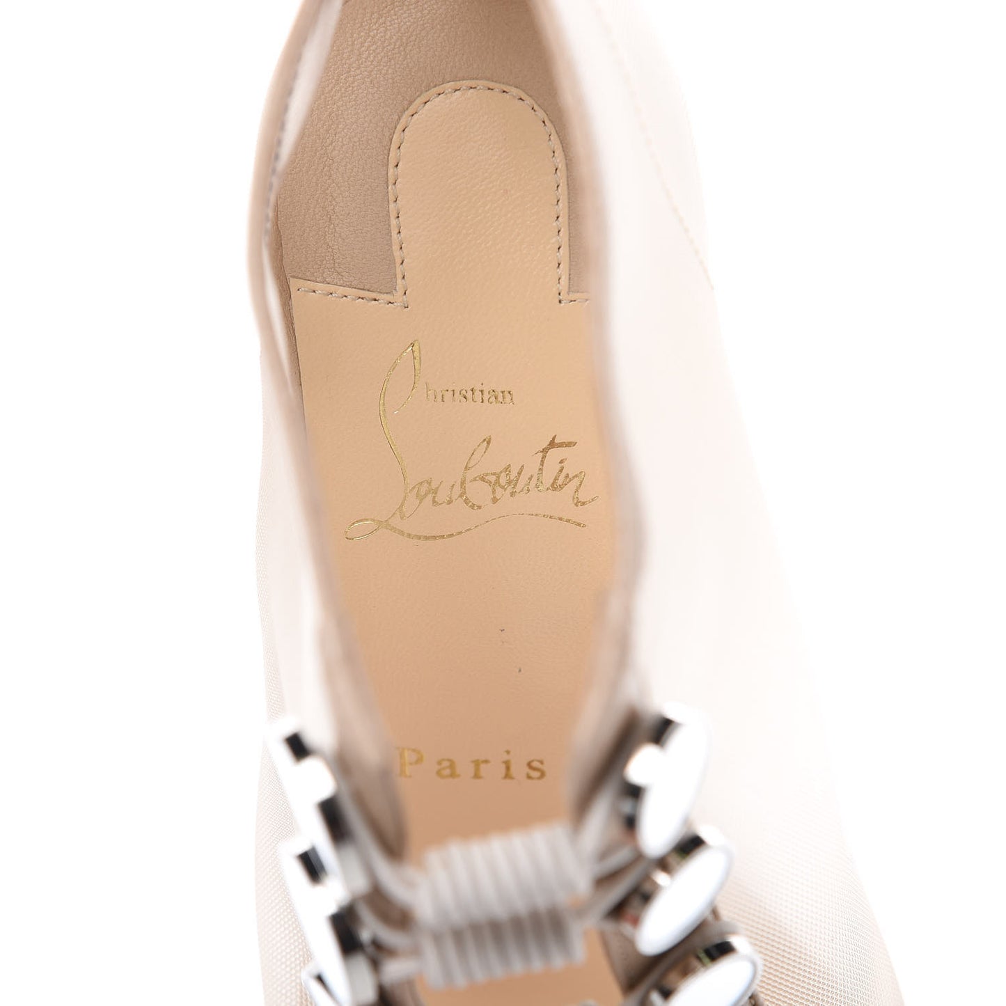 Mesh Nappa Marikate 100 Ankle Boots 39 Nude