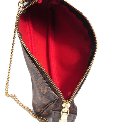 Louis Vuitton Damier Ebene Mini Pochette Accessories 7 of 8