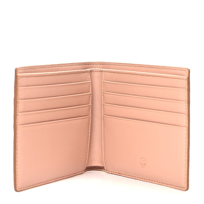 MCM Metallic Visetos Mini Bi-Fold Wallet Champagne Gold 5 of 7