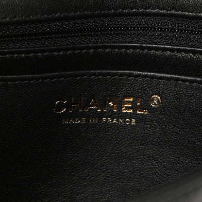 Chanel Lambskin Quilted Mini Rectangular Flap Black 6 of 13