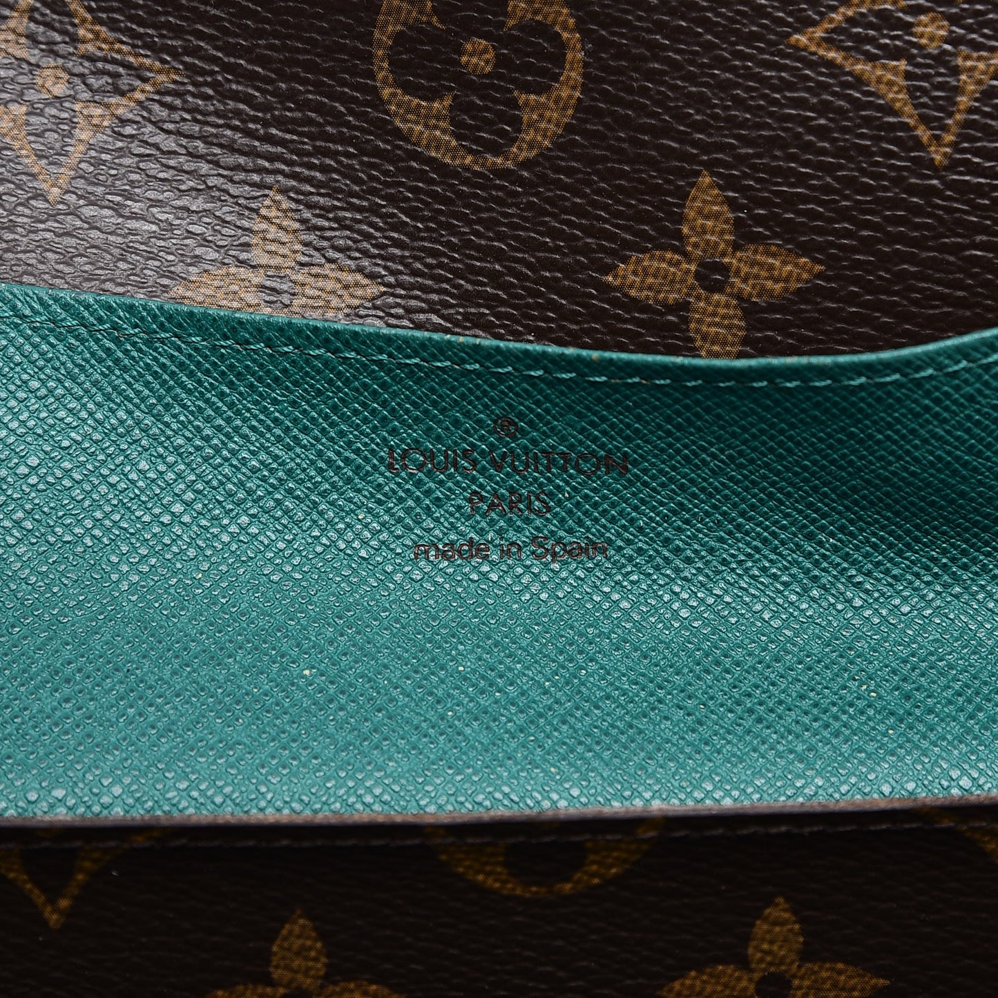 Monogram Emilie Wallet Vert