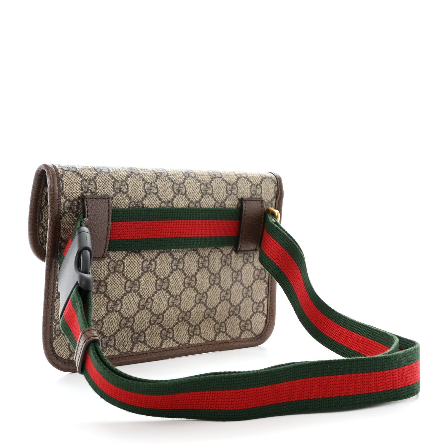 Gucci GG Supreme Monogram Neo Vintage Web Belt Bag Brown 3 of 10