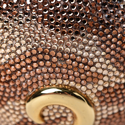 Judith Leiber Crystal See No Evil Monkey Minaudiere Clutch Bronze Gold 18 of 20