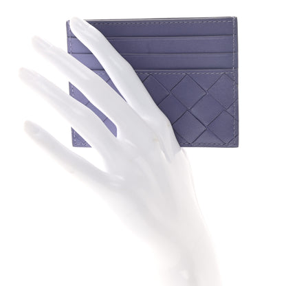 Bottega Veneta Nappa Intrecciato Card Holder Purple 2 of 9