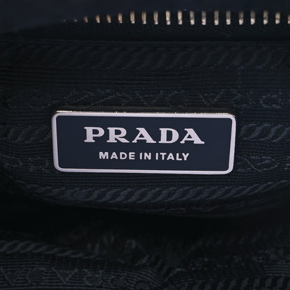 Prada Tessuto Nylon Saffiano Hobo Black 6 of 6