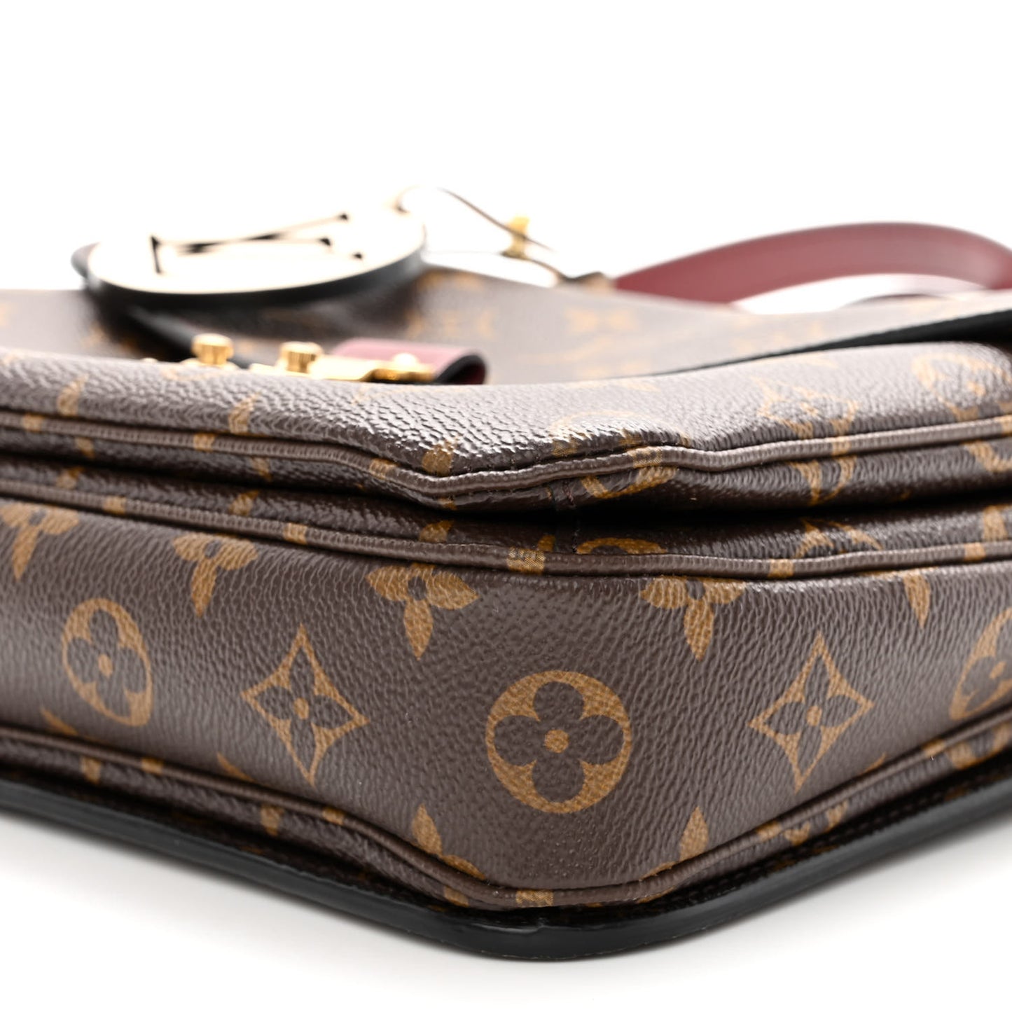Monogram Braided Pochette Metis Safran