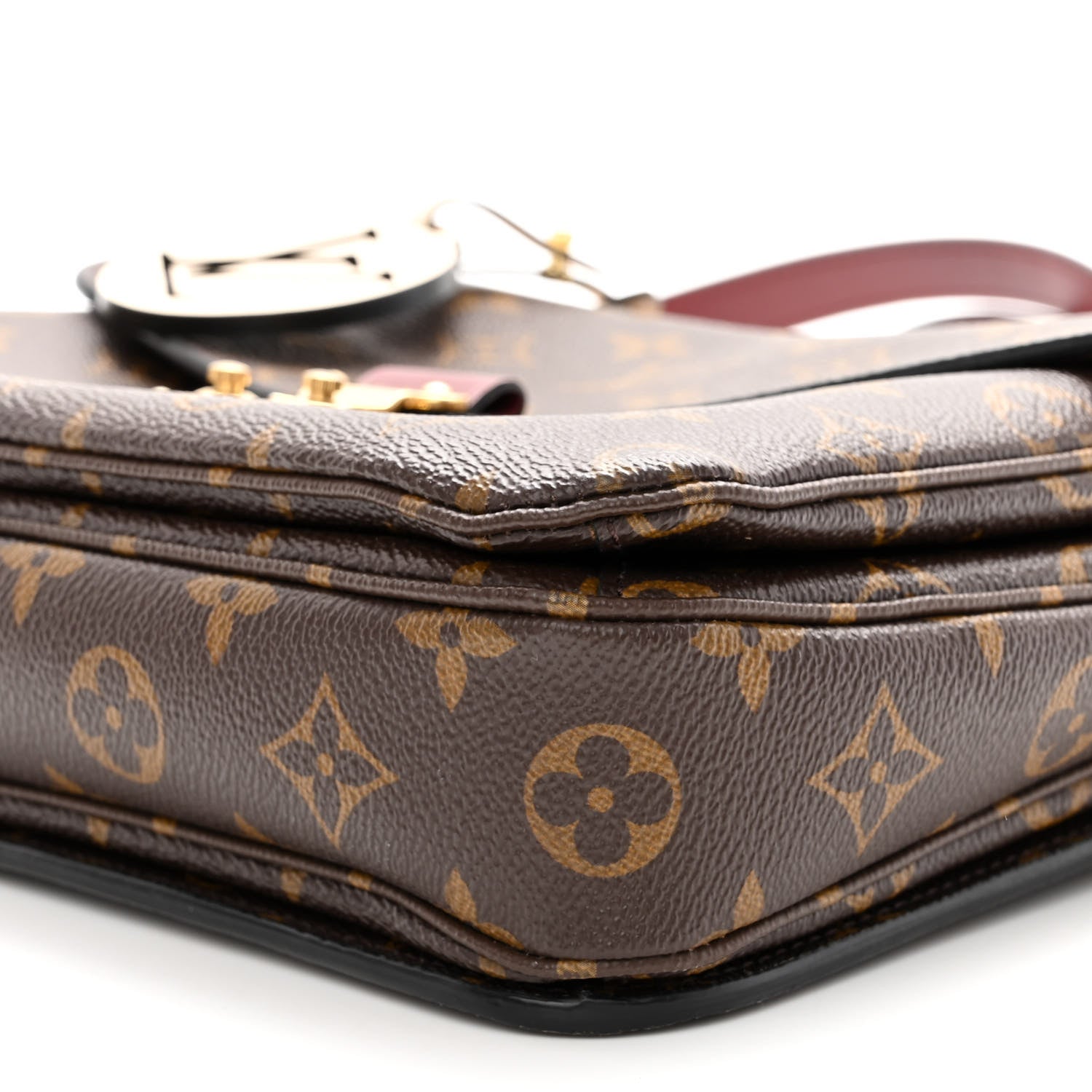 Louis Vuitton Monogram Braided Pochette Metis Safran 9 of 9