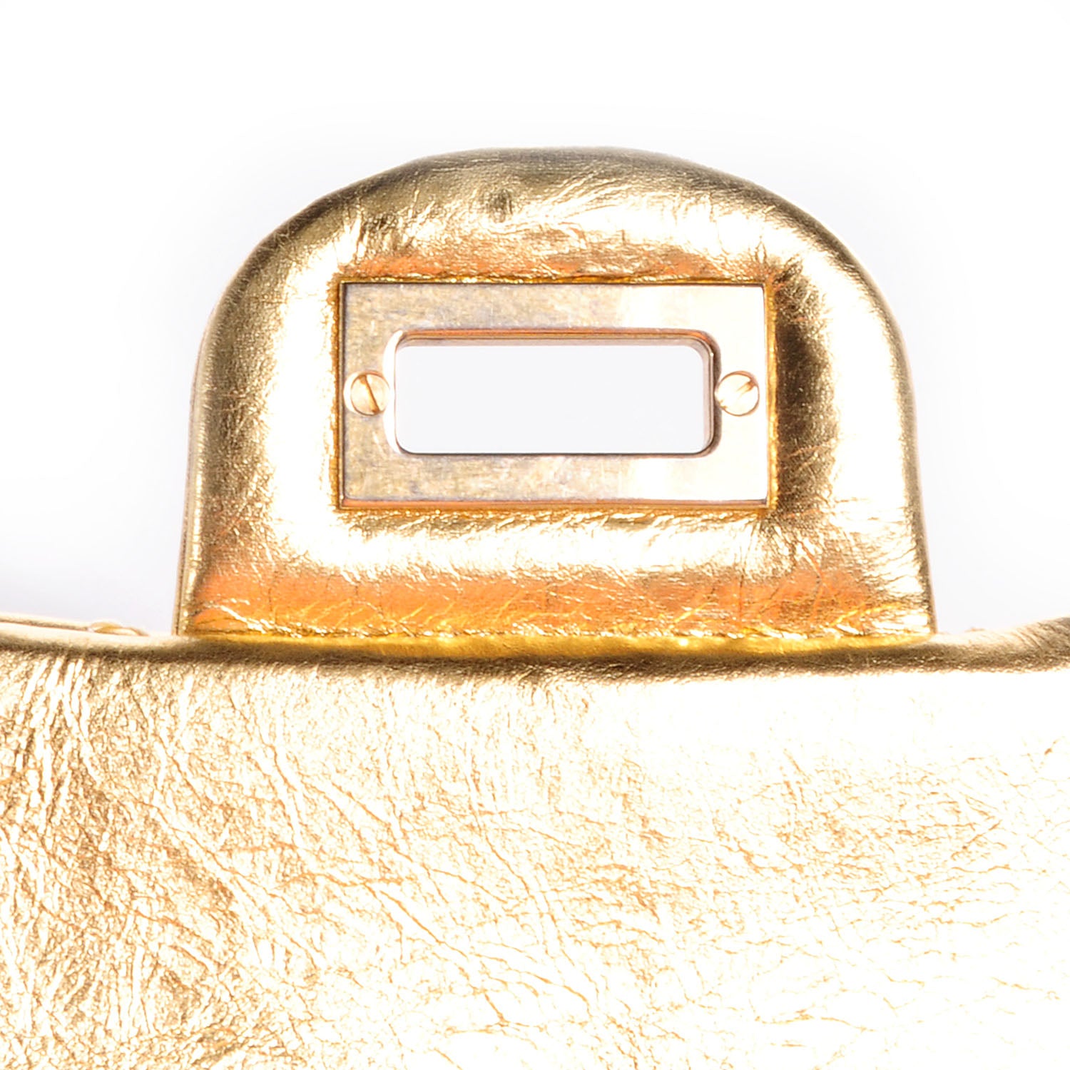 Chanel Aged Calfskin 2.55 Reissue 225 Flap Metallic Gold 5 of 8
