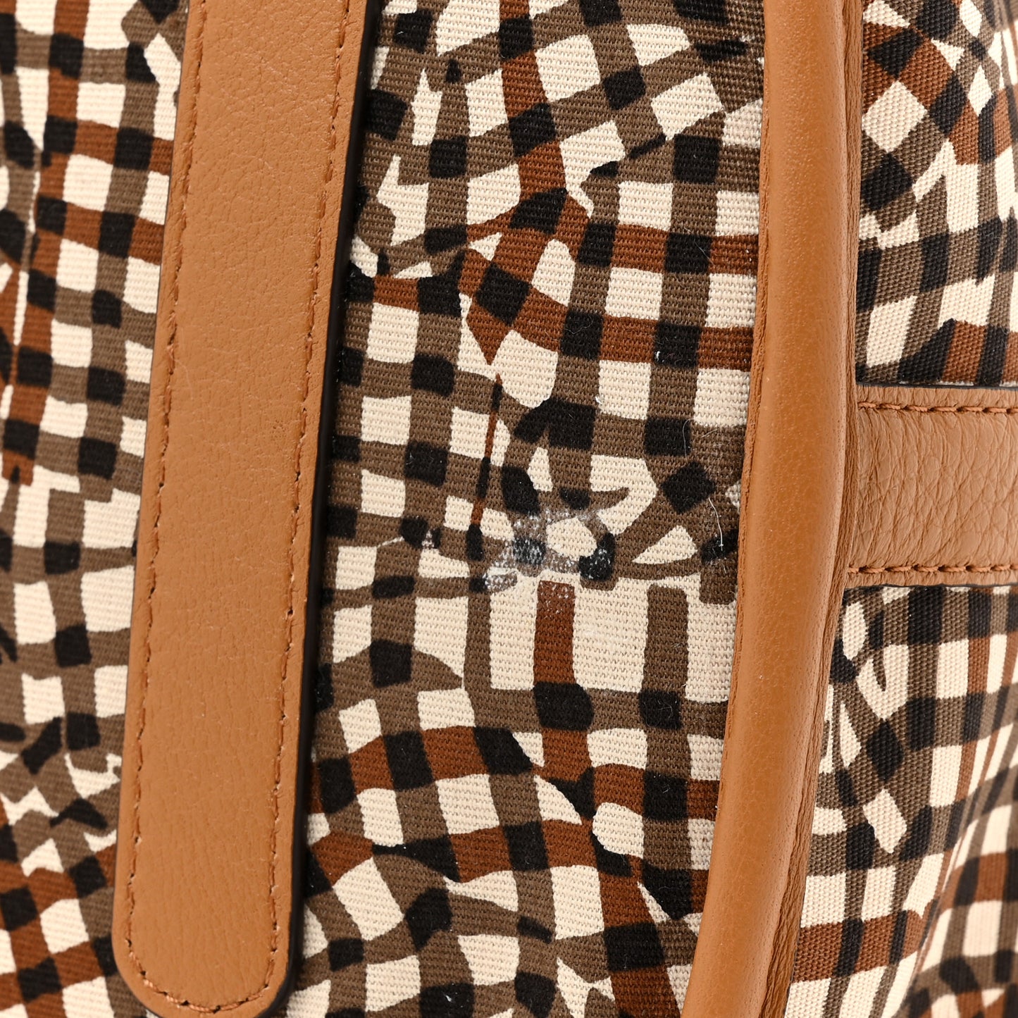 Visetos Large Liz Reversible Shopper Tote Cognac