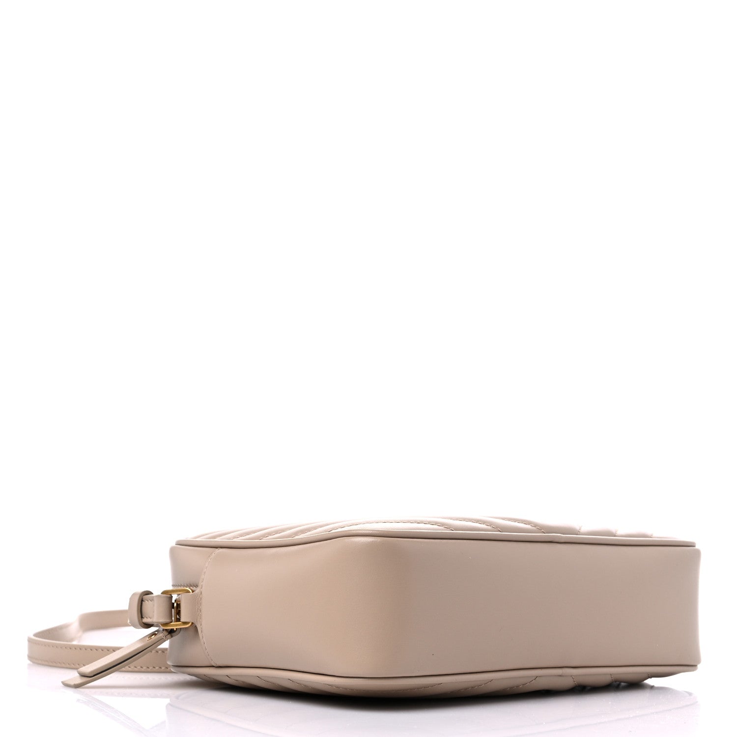 Saint Laurent Calfskin Matelasse Monogram Lou Camera Bag Dark Beige 4 of 10