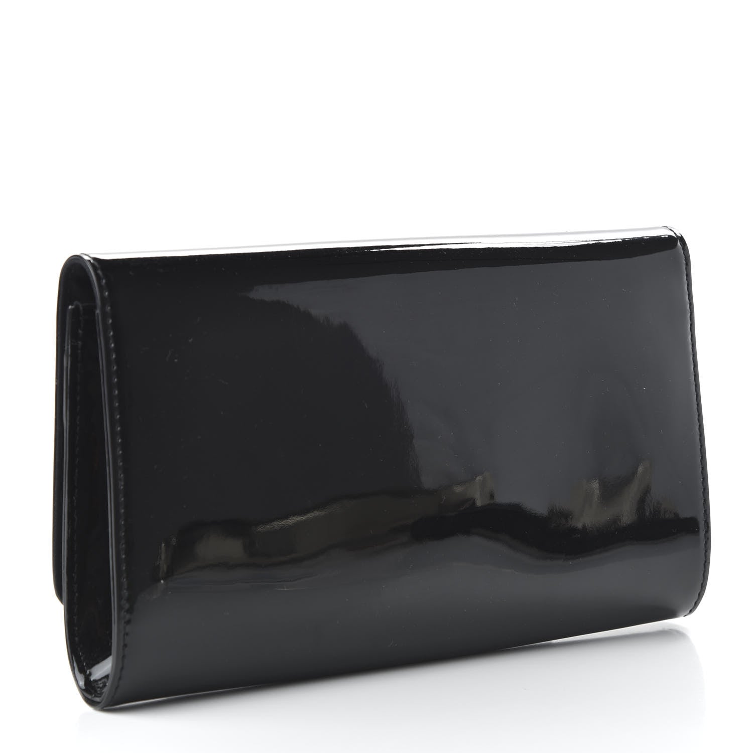 Louis Vuitton Patent Louise Wallet Black 3 of 9