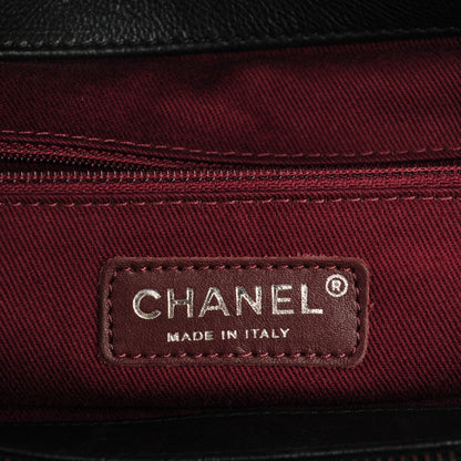 Chanel Calfskin Quilted Large Istanbul Tote Black 6 of 7