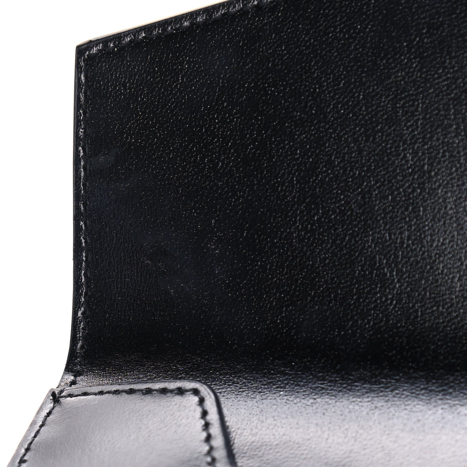 Saint Laurent Smooth Shiny Calfskin Monogram Uptown Pouch Black 15 of 16