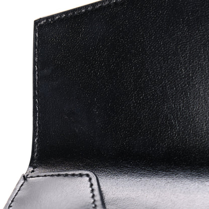 Saint Laurent Smooth Shiny Calfskin Monogram Uptown Pouch Black 15 of 16