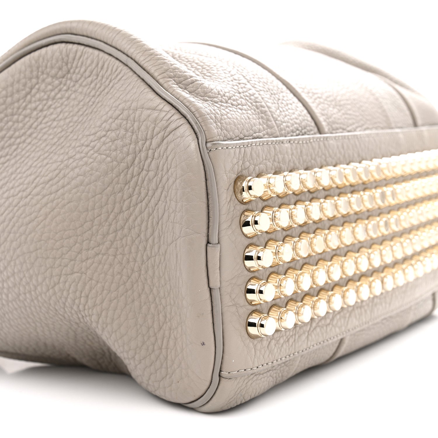 Alexander Wang Pebbled Lambskin Rocco Oyster Gold Hardware 8 of 12