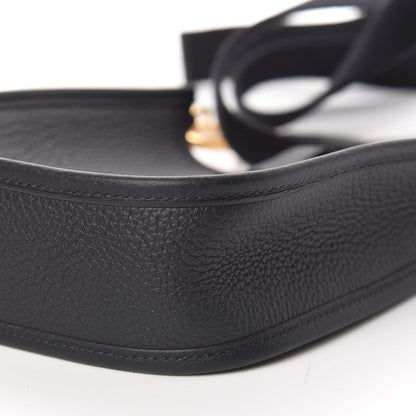 Hermes Taurillon Clemence Evelyne TPM Black 9 of 10