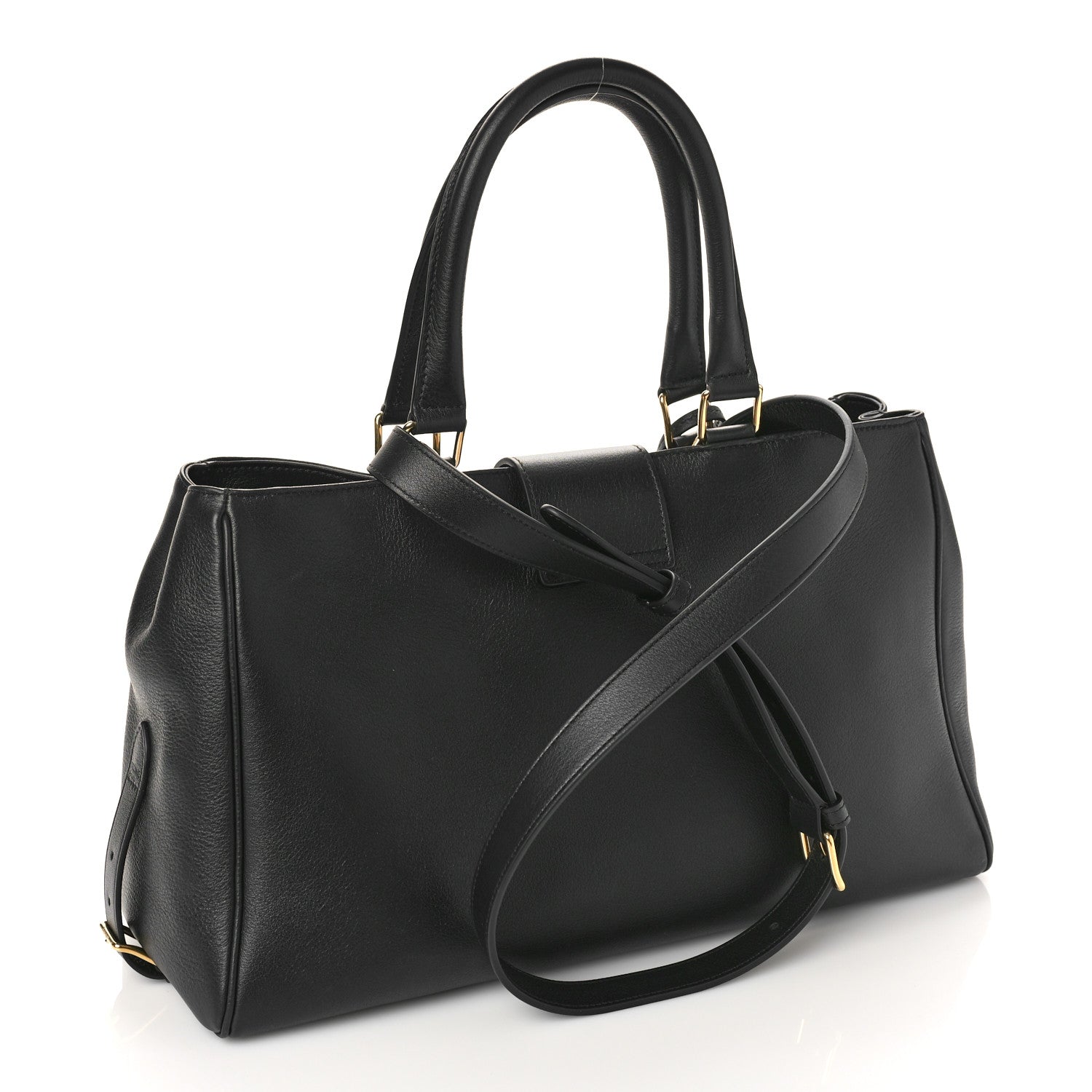 Celine Supple Calfskin Medium Appoline Black 3 of 8