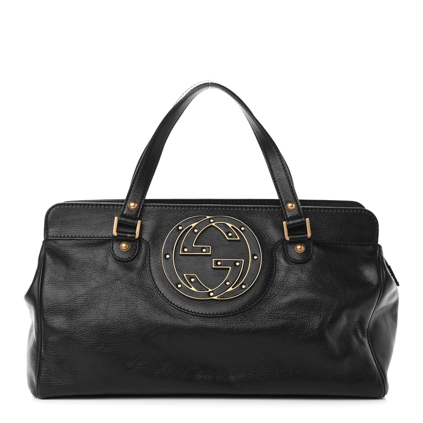 Calfskin Blondie Satchel Black