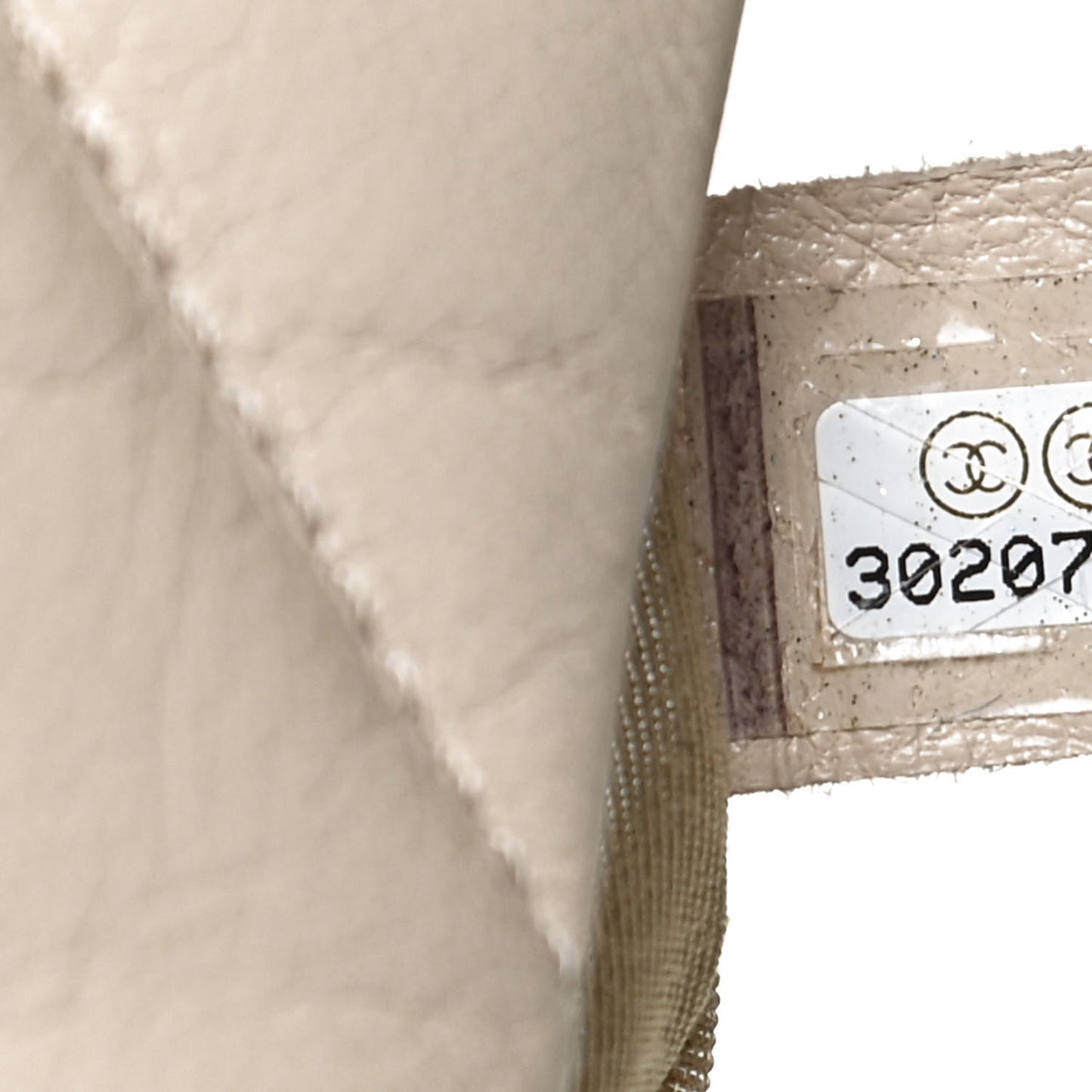 Goatskin Quilted Medium Chanel 19 Flap Beige