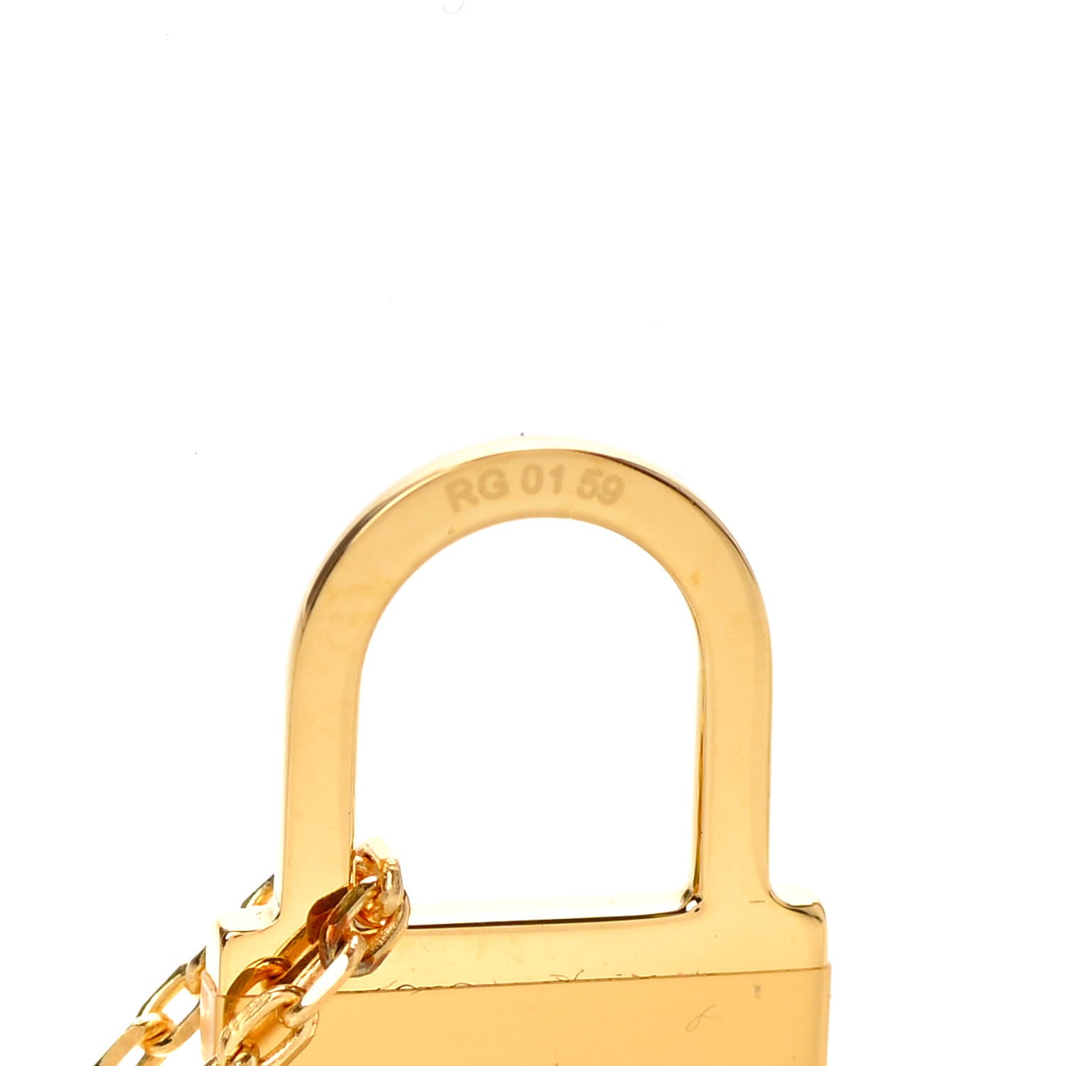 Hermes Swift Small O'Kelly Pendant Necklace Gold 7 of 7
