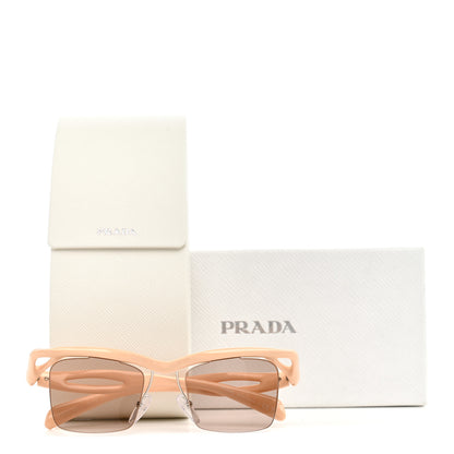 Prada Acetate Square Sunglasses SPR A15 Beige 8 of 8