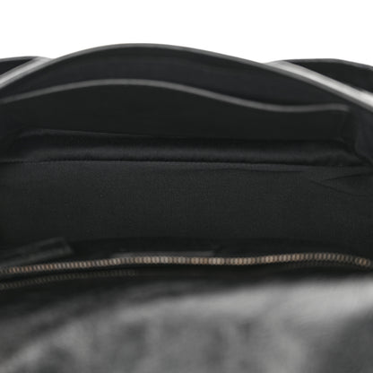 Saint Laurent Crinkled Calfskin Matelasse Monogram Medium Niki Chain Satchel Black 5 of 10