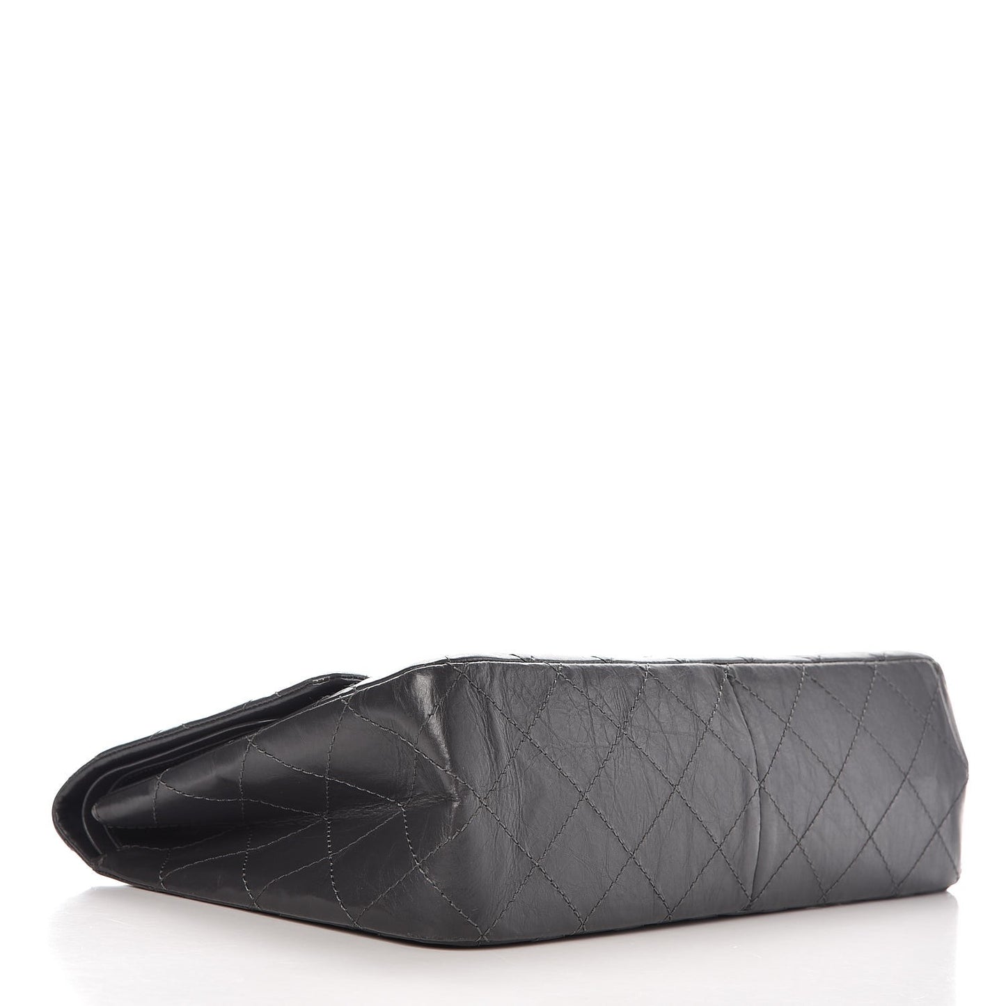 Aged Calfskin Quilted 2.55 Reissue 227 Flap Grey