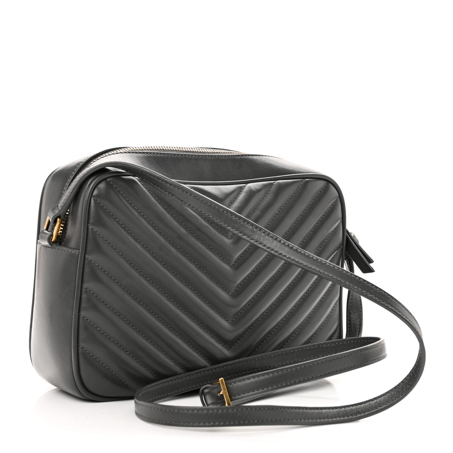 Calfskin Matelasse Monogram Lou Camera Bag Storm