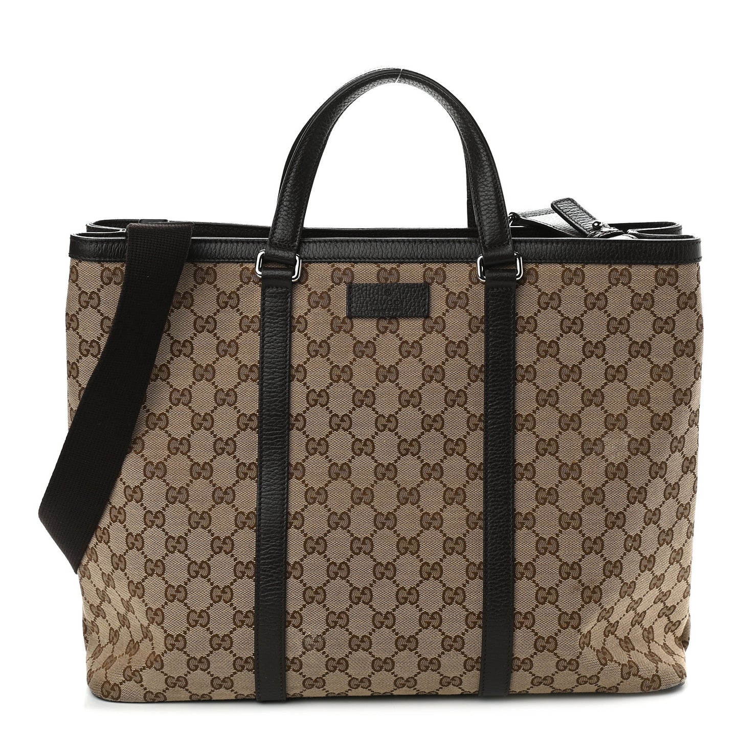 GG Monogram Large Joy Tote Bag Dark Brown
