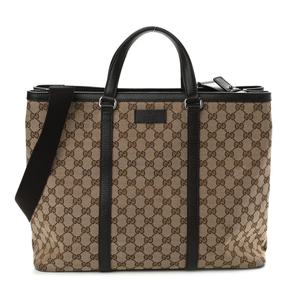 Gucci GG Monogram Large Joy Tote Bag Dark Brown 1 of 13