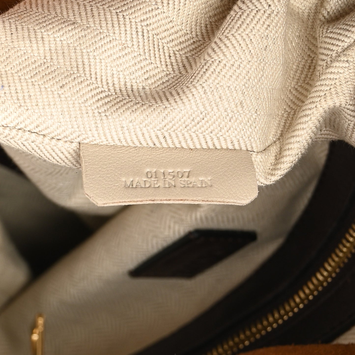Suede Flamenco Knot Bag Tan