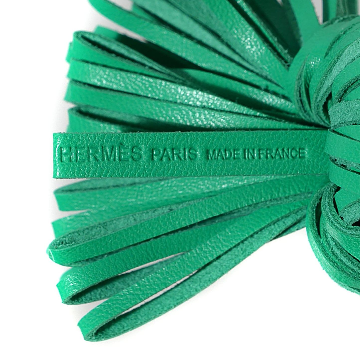 Lambskin Carmen Tassel Key Holder Menthe