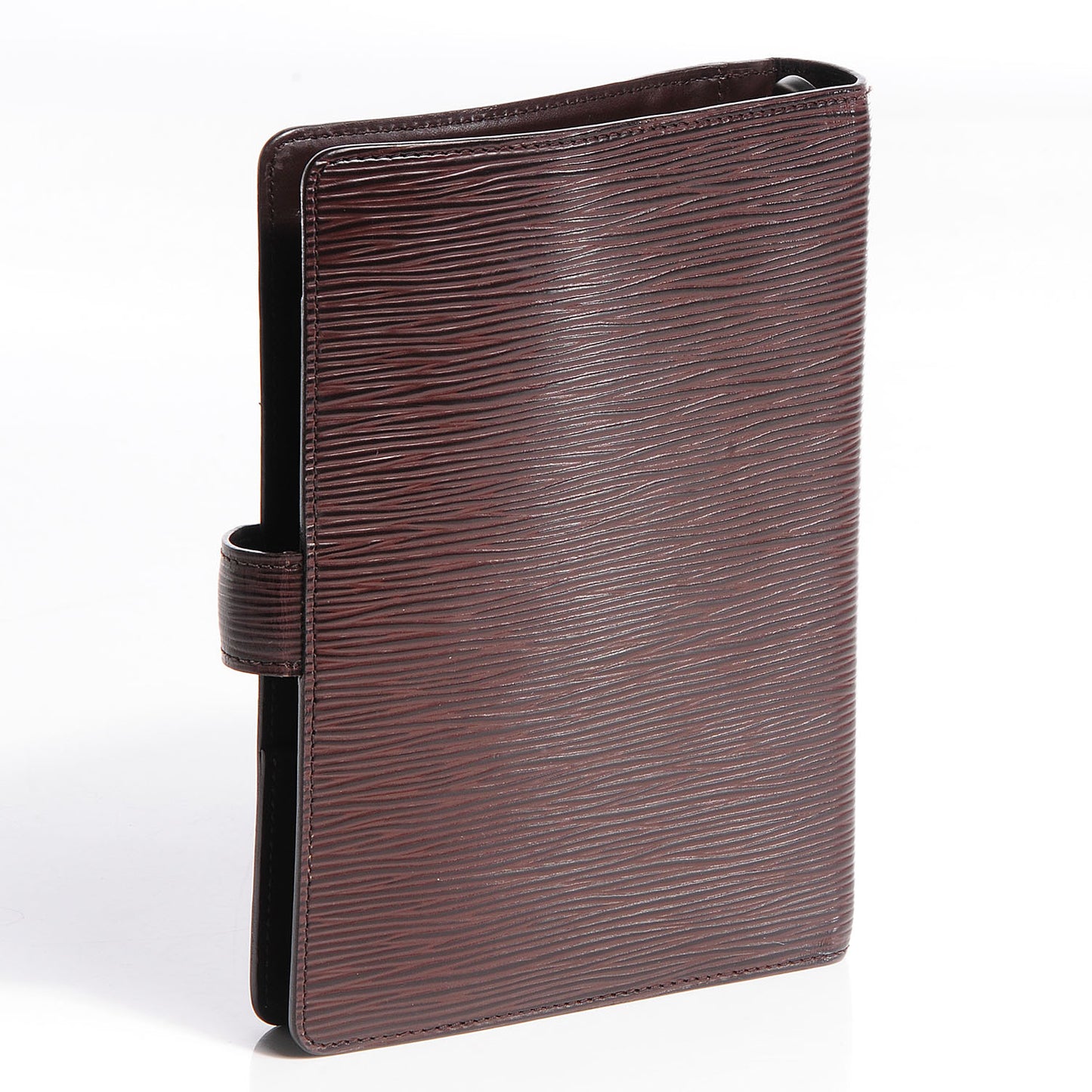 Epi Medium Ring Agenda Cover Moka