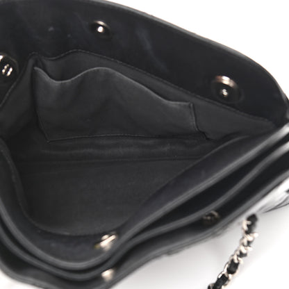 Chanel Patent Quilted Medium Just Mademoiselle Bowling Bag Black 5 of 12