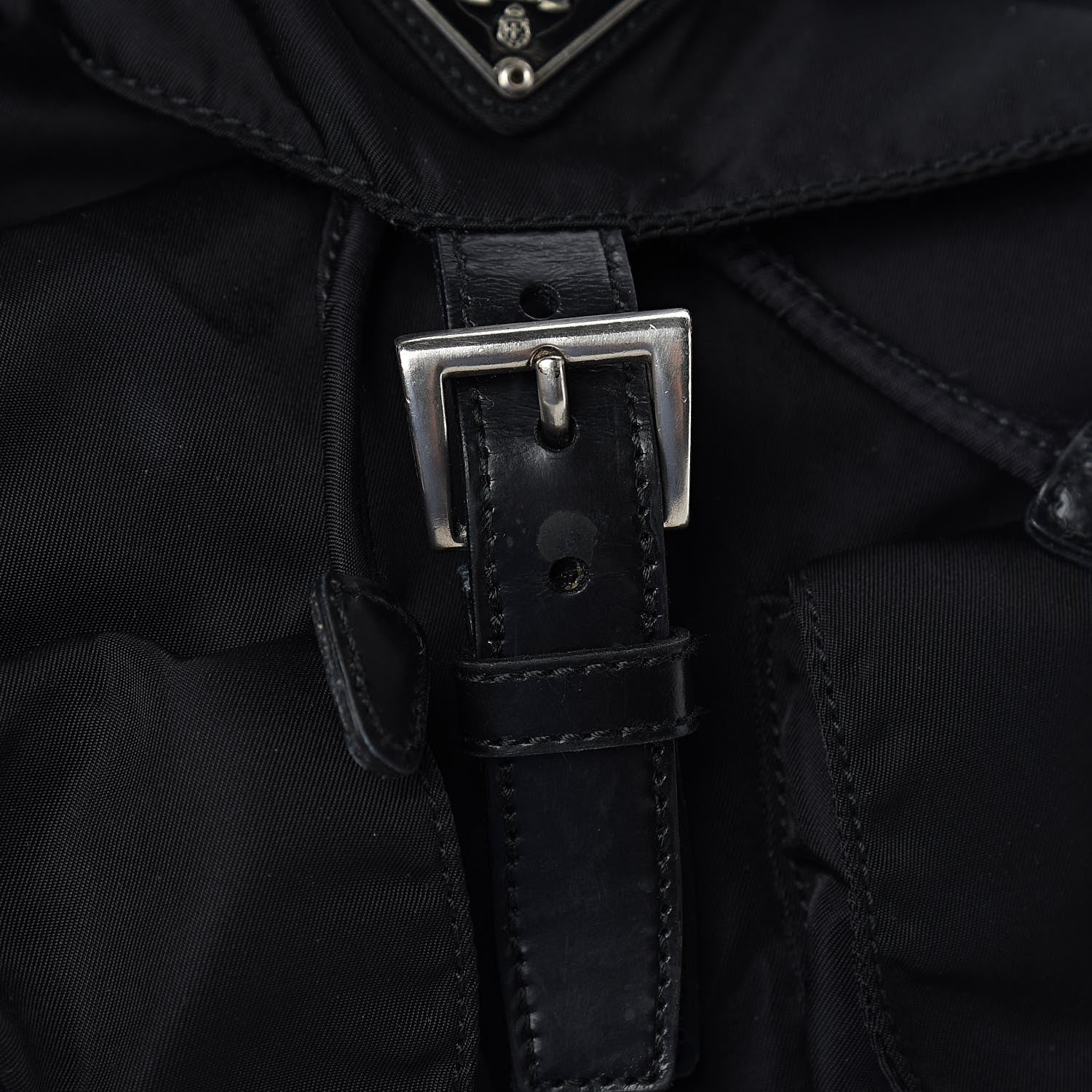 Prada Nylon Vela Medium Backpack Black 12 of 12