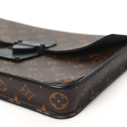 Louis Vuitton Monogram Macassar S Lock A4 Pouch 9 of 9