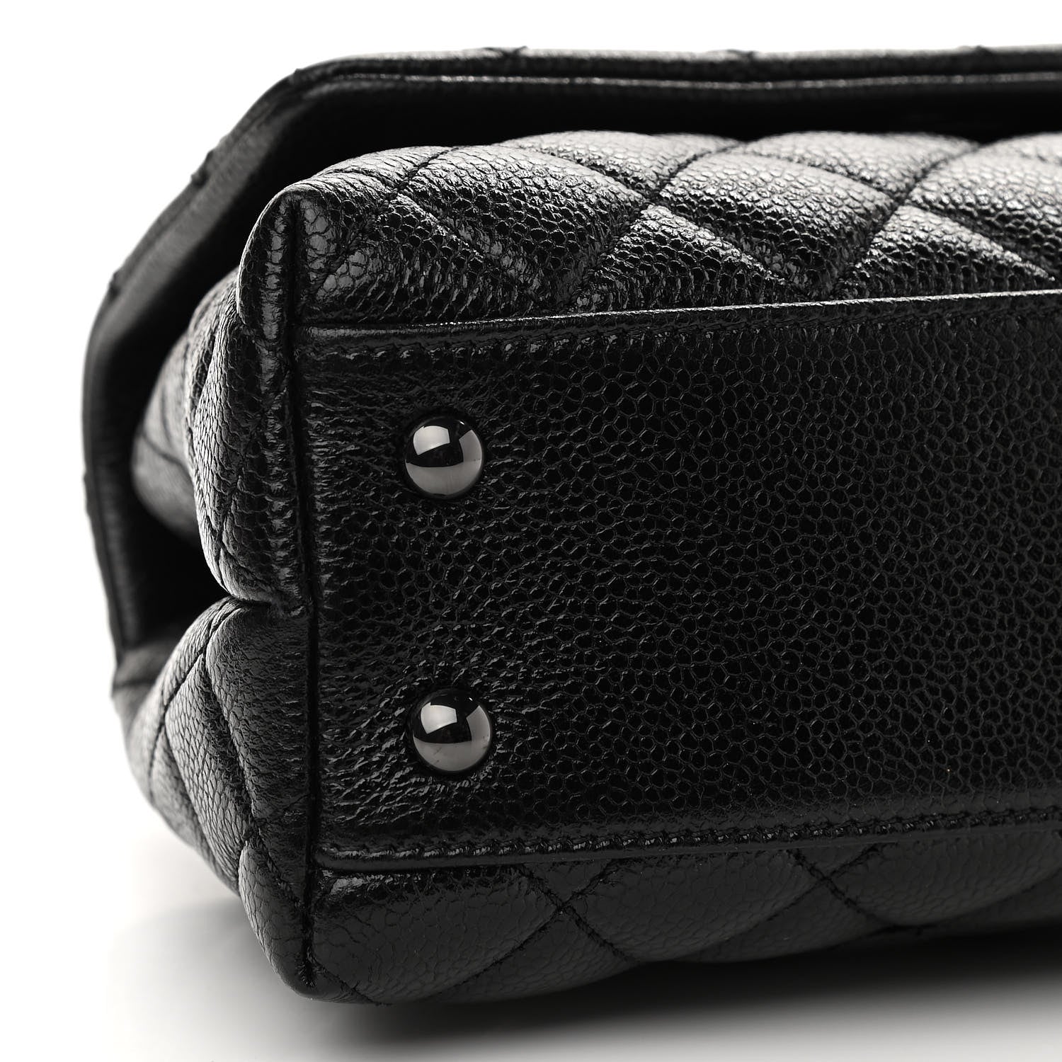 Chanel Caviar Quilted Mini Coco Handle Flap So Black 9 of 11