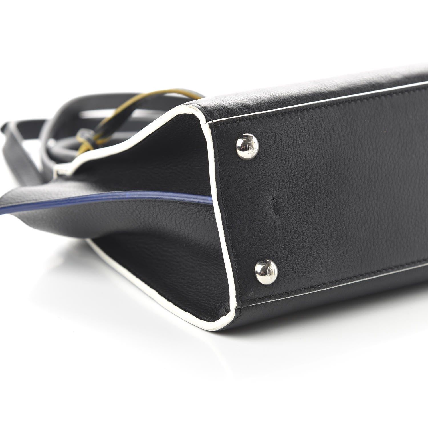 Fendi Vitello Dolce Mini 3Jours Tote Black 6 of 10