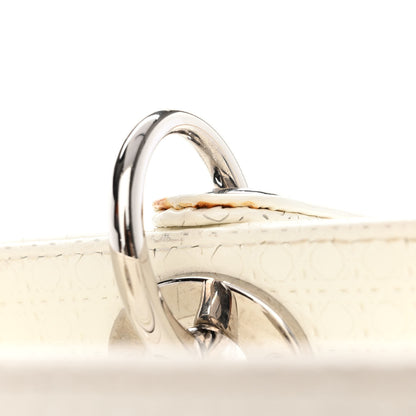 Christian Dior Patent Micro-Cannage Medium Lady Dior White 14 of 19