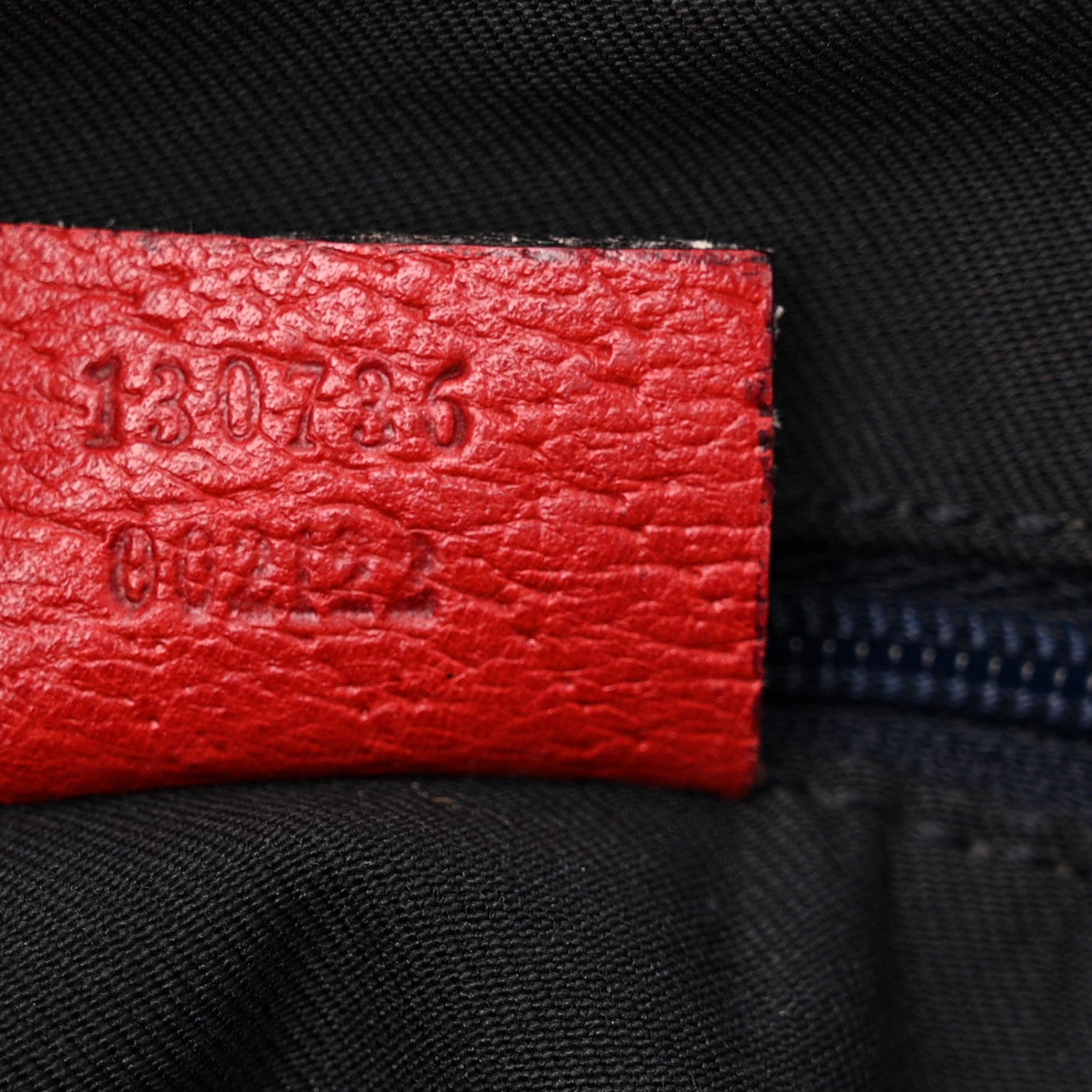 Gucci Monogram Medium Abbey Shoulder Bag Navy Red 7 of 16