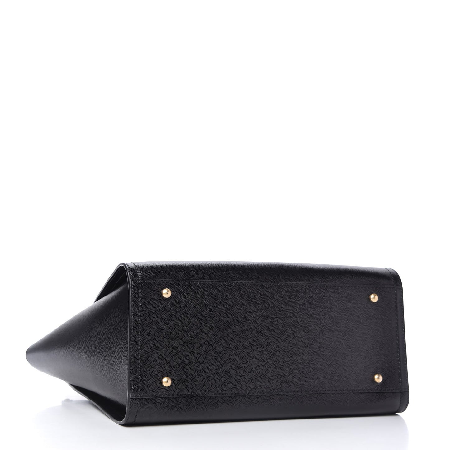 Caviar Small Studded Deauville Tote Black