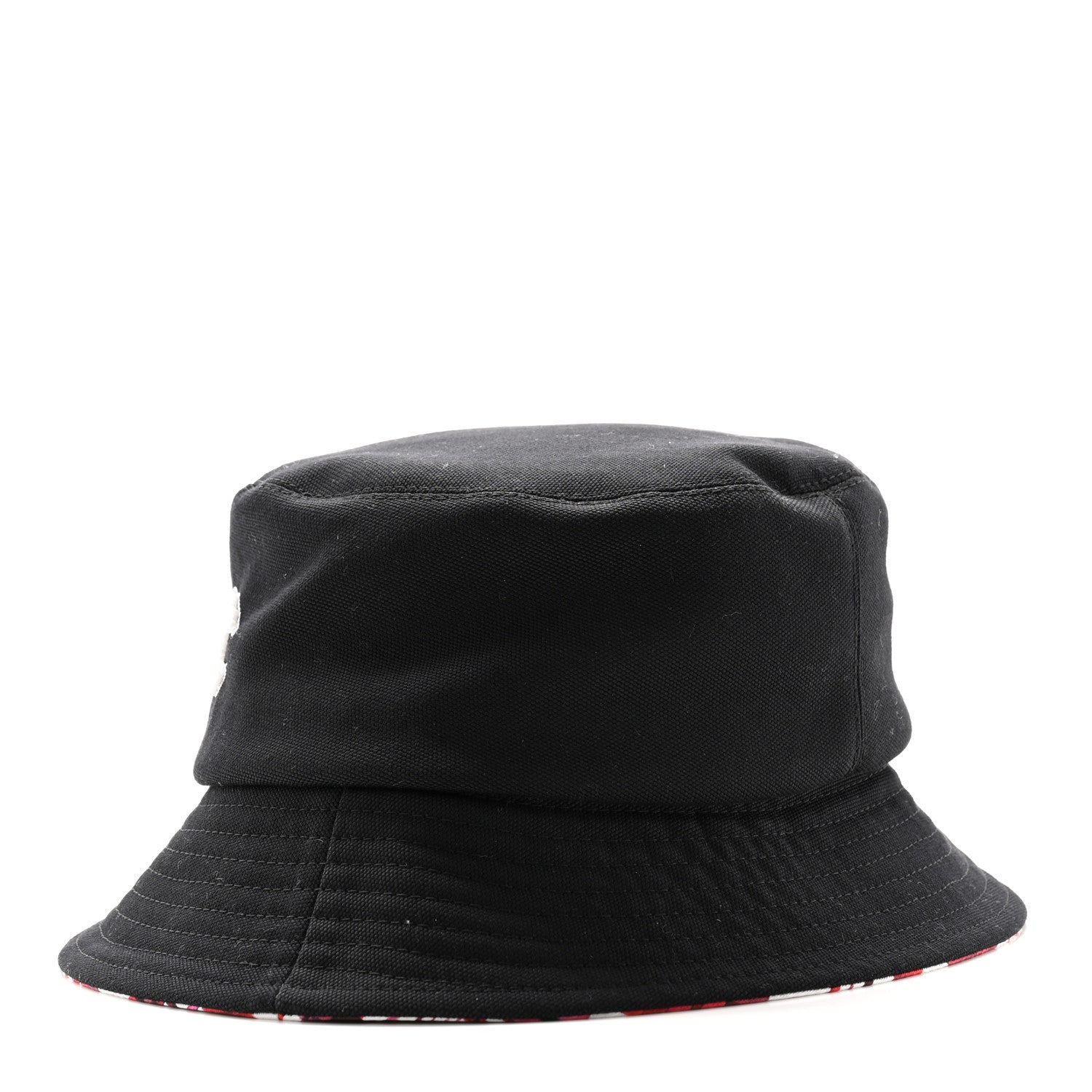 Chanel Cotton Pearl CC Bucket Hat S Black 4 of 9