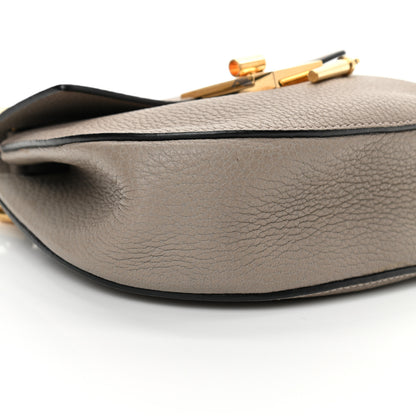 Chloe Grained Lambskin Mini Drew Shoulder Bag Motty Grey 9 of 15