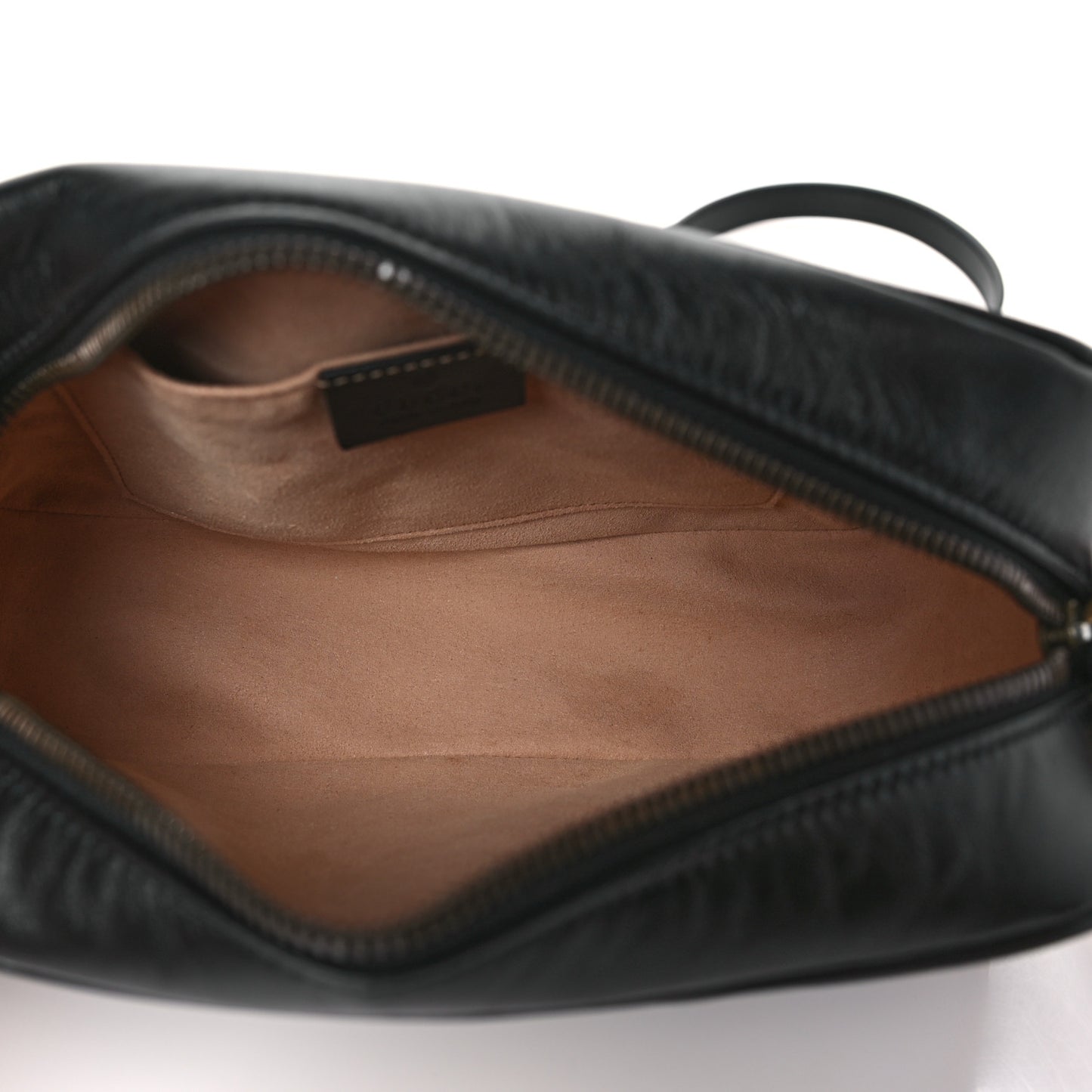 Calfskin Matelasse Small GG Marmont Chain Shoulder Bag Black