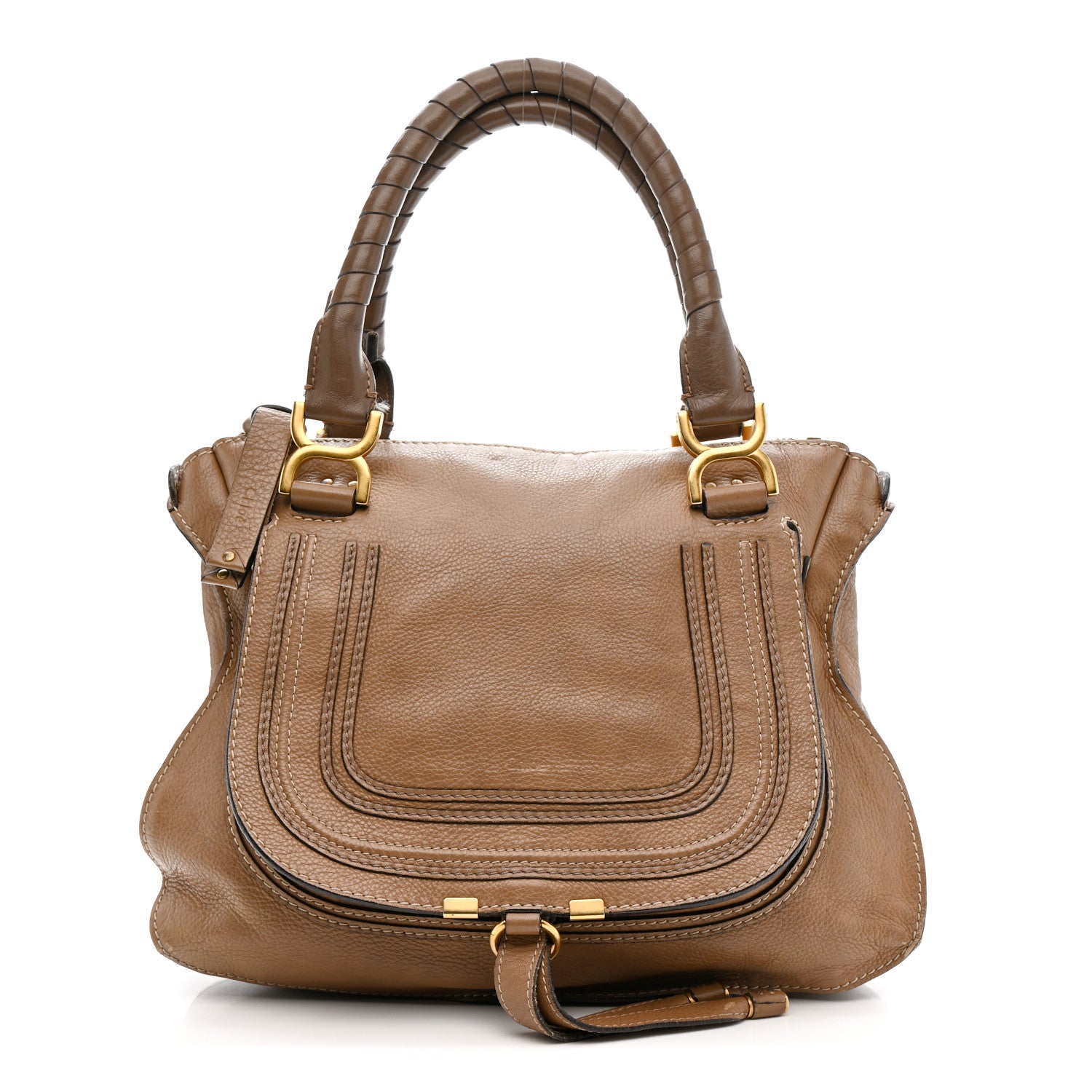 Chloe Calfskin Medium Marcie Satchel Nut 1 of 18
