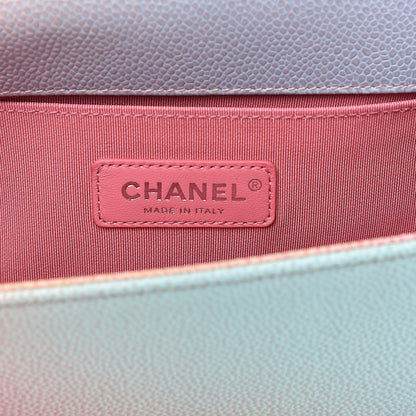 Chanel Caviar Quilted Medium Rainbow Boy Flap Multicolor 6 of 10